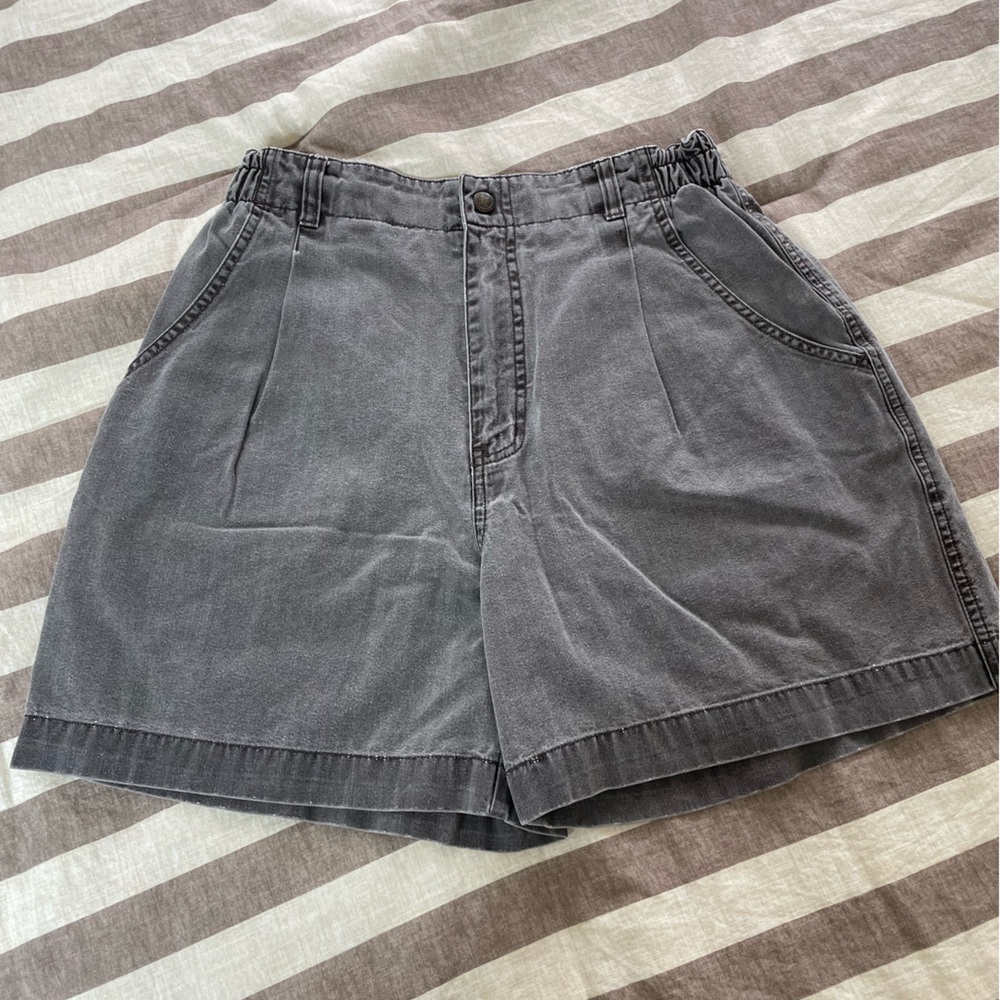 Royal Robbins Vintage Rugged Outdoor Gray Cotton Hiking Travel Shorts Women 10